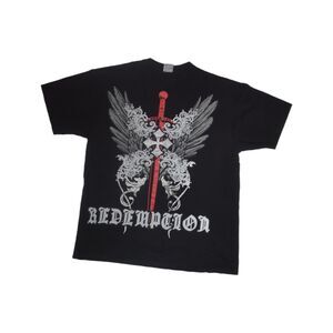 Vintage Y2K Gothic Cyber Goth Grunge T-Shirt - 3XL